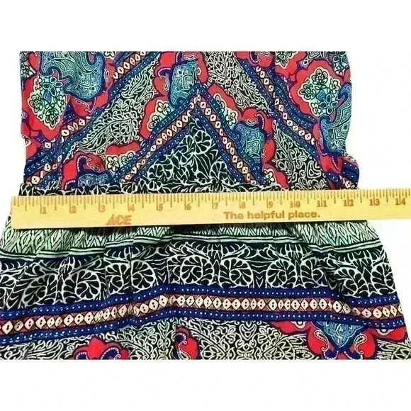 TOMMY BAHAMA Riviera Tiles Sz. Med. Cropped Romper Jumpsuit Beach Cruise‎ Party - Picture 10 of 15